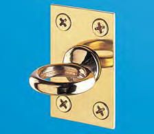 Brass Eye Plate For All Hooks For Barrier, Crowd Control, Decking